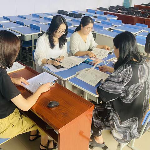 集体备课促教研，同伴互助共成长——— 大洼区小学数学中心教研组三组集体教研