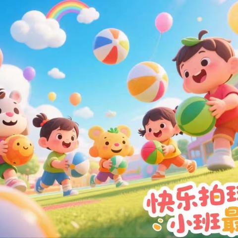 快乐拍球，小班最强👍——兰州市教育港新地幼儿园小班组拍球比赛
