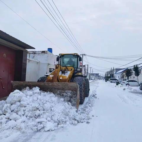 冬日暖人心，除雪我先行