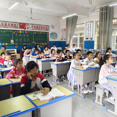 上顿渡镇中心小学语文公开课活动