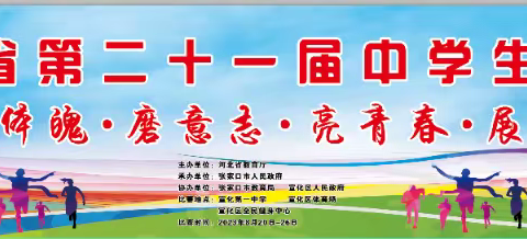 【相聚古城宣府 逐梦万柳湖畔】 河北省第二十一届中学生运动会                在张家口市宣化区激情开赛