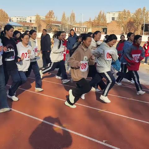 侯马市平阳中学迎元旦长跑比赛