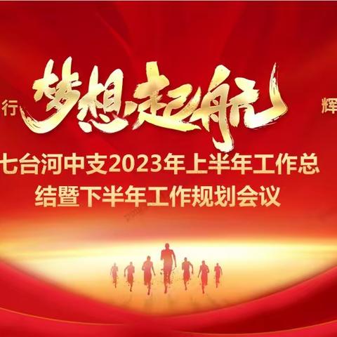 七台河中支2023上半年工作总结及暨下半年工作规划会议