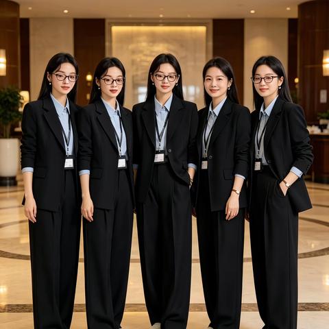 长袖套裤系列 各行各业团体服饰展示图
