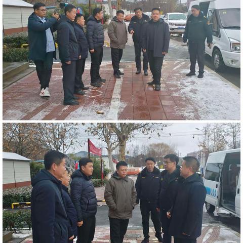 柳埠街道积极开展清雪除冰行动