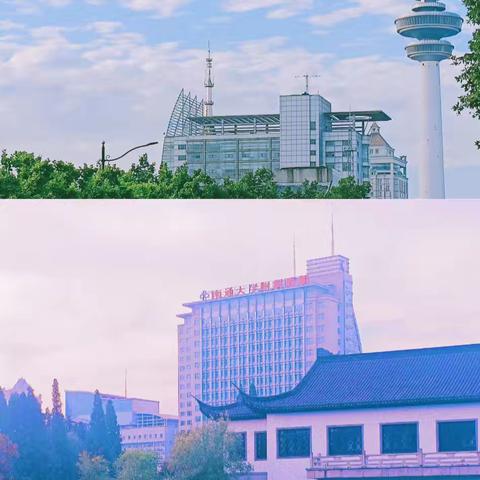 荷塘月色下，仰望通大附院