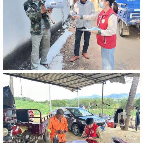 大田镇网格员开展农机安全生产宣传教育活动