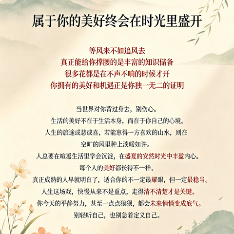 7.15仲彬教授人生感言，杨建伟副教授填词，感谢豆包制作图片