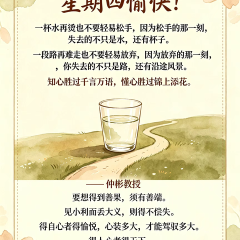 7.16仲彬教授人生感言，杨建伟副教授填词，感谢豆包制作图片