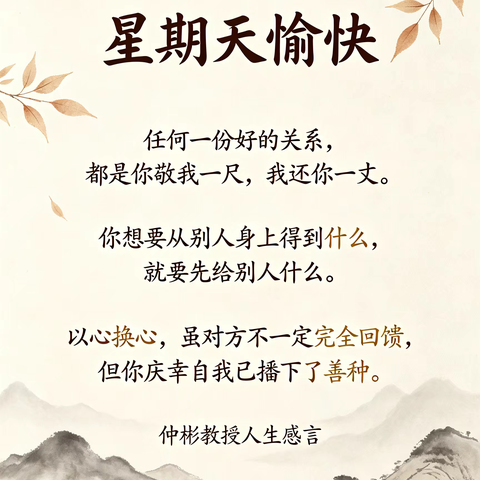 10.25仲彬教授人生感言，杨建伟副教授七律诗和之，感谢豆包制作图片