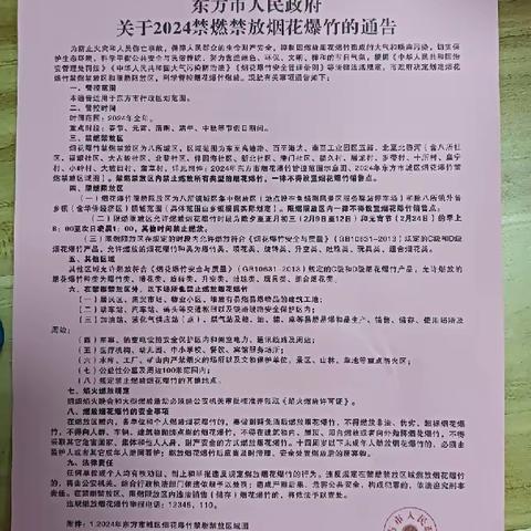 永安社区网格员开展禁燃禁放烟花爆竹宣传活动