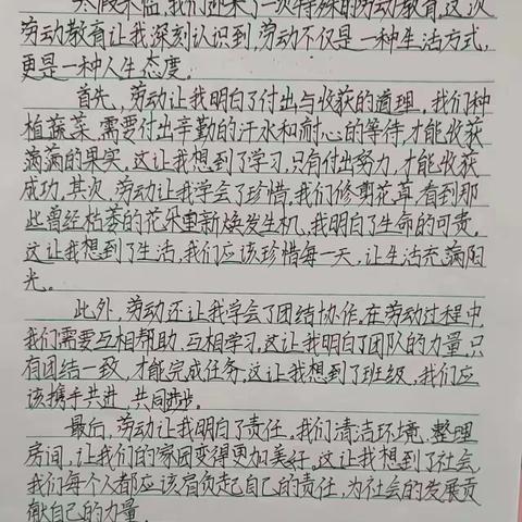 "劳动砺心志，实践促成长”——互助二中七年级2班劳动实践活动记录