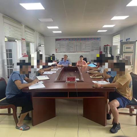 白沙县司法局元门司法所开展社区矫正对象端午节前警示教育