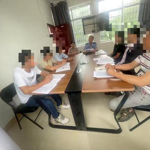 白沙县司法局元门司法所开展社区矫正对象防范非法集资专题教育活动