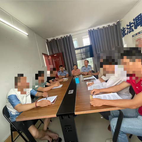 白沙黎族自治县司法局元门司法所开展社区矫正对象中秋节前警示教育学习活动