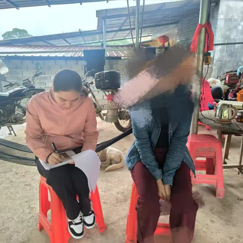 白沙县司法局元门司法所开展节前走访活动构筑社区矫正安全防线