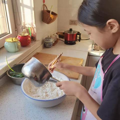 代县实验小学256班孟之欣暑假综合学习家乡美食———代县火烧。