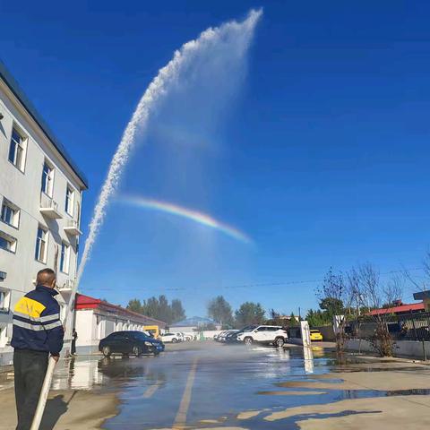 筑牢“生命水线”！开鲁线路车间消火栓出水演练超“硬核”