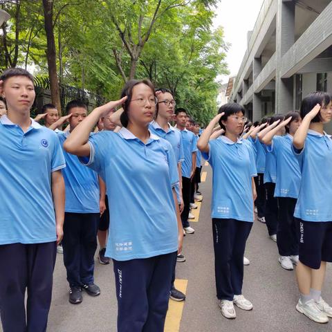 周小南K2317班军训♥军训一阵子，收益一辈子（8月26日之一）