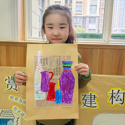 瑞绣幼儿园大八班美术作品展