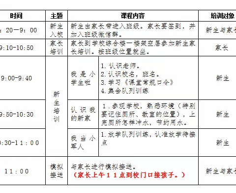 木兰少年从这里起航 ——横栏小学2024学年一年级新生学前培训通知