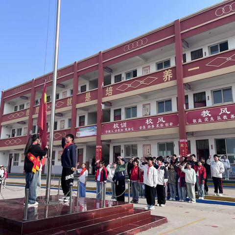 【升旗仪式】阅读成为习惯，书香飘满校园｜董村镇口王小学举行“今天，明天”主题升旗仪式