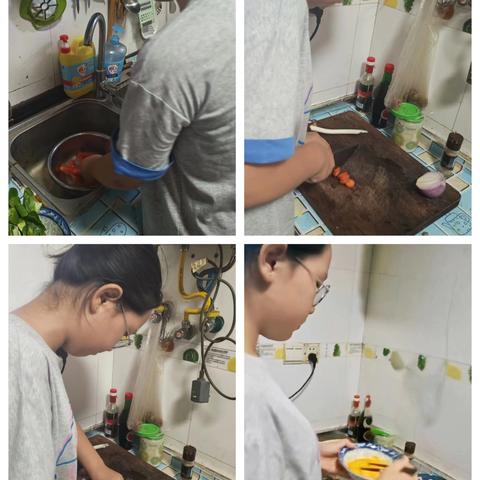 我在暑假做家务