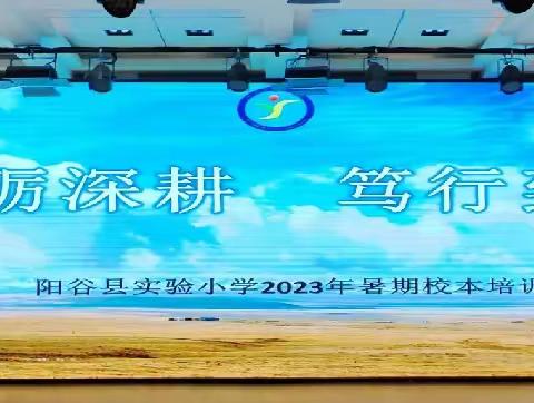 砥砺深耕，笃行致远---阳谷县实验小学2023年暑期校本培训（三）