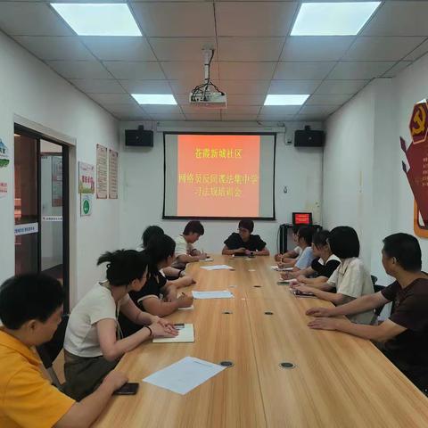 苍霞新城社区开展反间谍法宣传活动