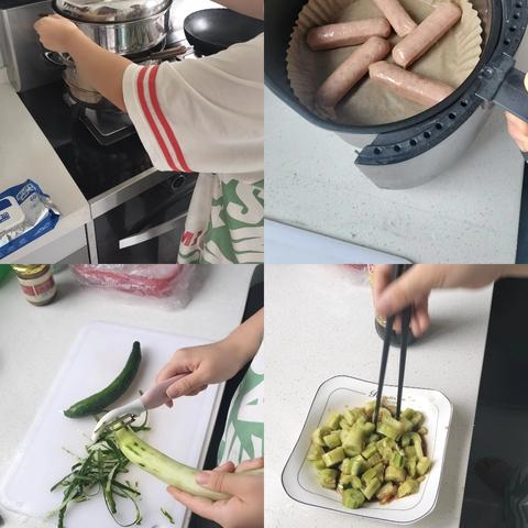 耿雅琪自己动手的一日三餐