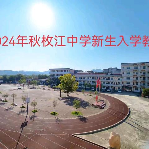 入学教育铸根基，启航青春新征程 	——枚江中学2024级七年级新生入学教育活动风采