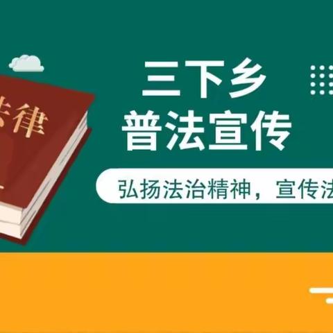 淮阳区司法局王店司法所扎实开展“三下乡”法治宣传活动