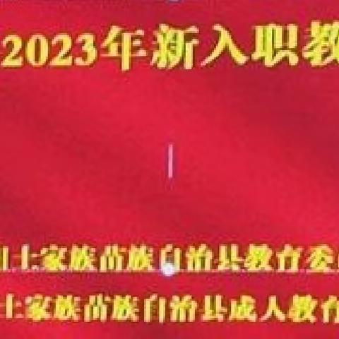 2023年酉阳自治县新教师培训——教学常规及生涯规划专题讲座（研修简报三）