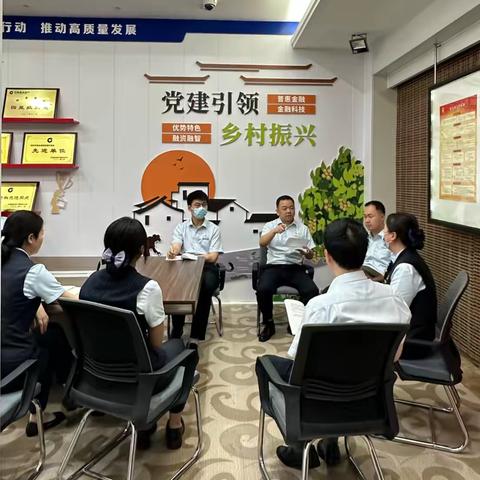 福清渔溪支行开展“党建引领乡村振兴”宣传工作