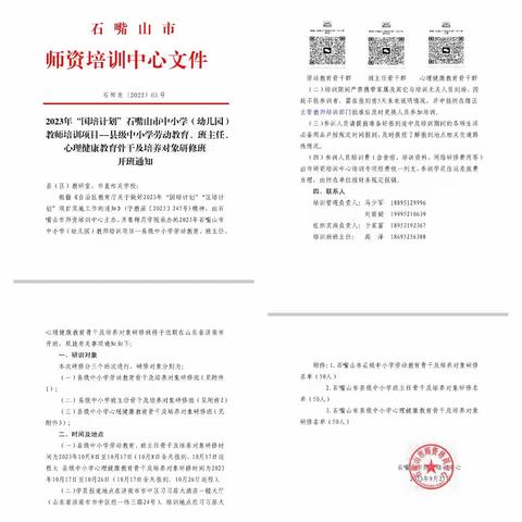 从“心”启航 赋能成长 ——2024年大武口区教育系统心理赋能工程第三期 项目启动会