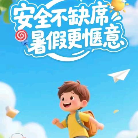 快乐过暑假 安全不放假 ——暑假安全告知书