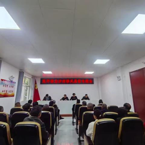 延坪镇白沙村移风易俗专题部署会