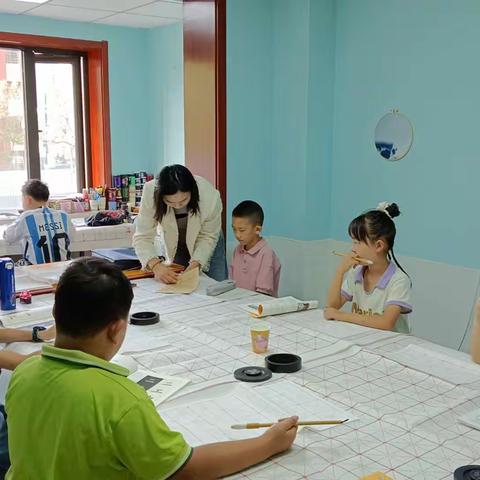 金城书院第一周书法教学总结