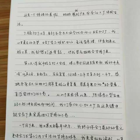 我充实的暑假生活——岳阳市十中2212班甘佳旻