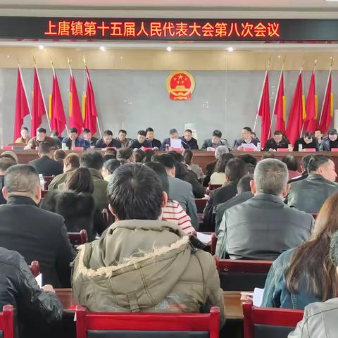 上唐镇第十五届人民代表大会第八次会议胜利召开