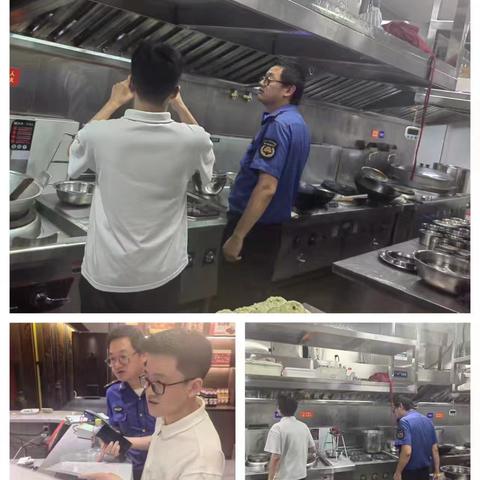 西关街道夜查辖区燃气安全及油烟治理情况（7.23）