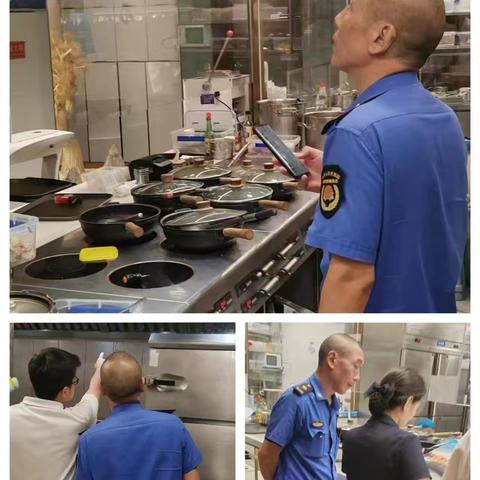 西关街道夜查辖区燃气安全及油烟治理情况（8.12）