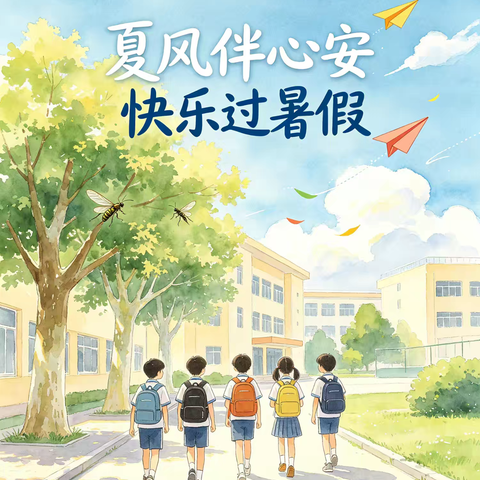 夏风伴心安，快乐过暑假 ——北环路小学暑假心理健康调适指南