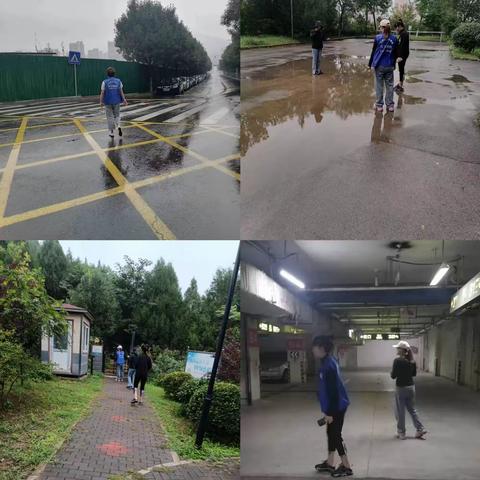 【龙鼎社区】雨天巡查不停歇 隐患排查守安全