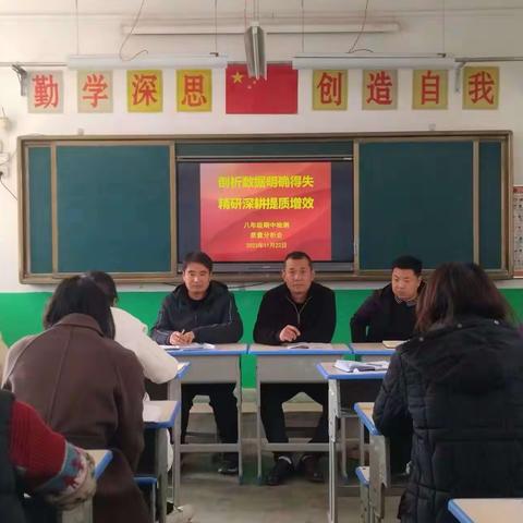 细分析 找差距 勤反思 提质量------八年级期中检测质量分析会