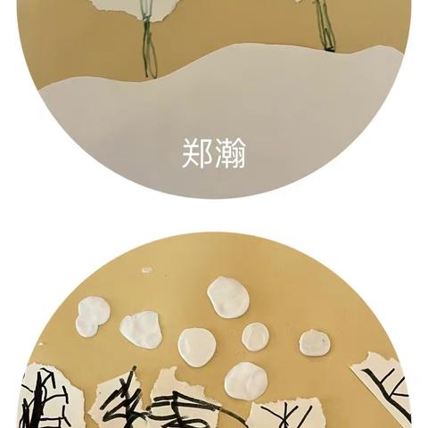 大三班小雪节气画展