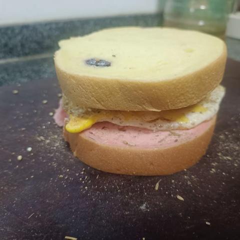 I cooked    sandwich    with a family cook