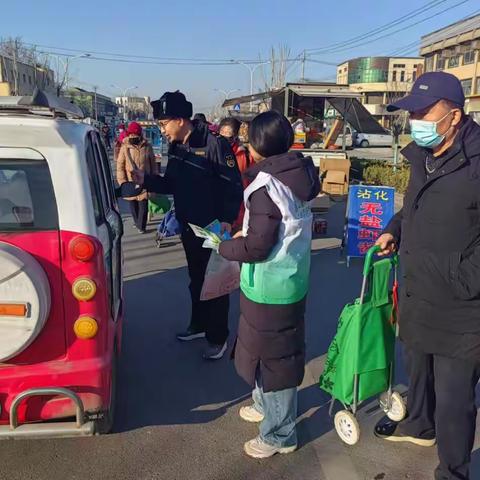 孙耿街道：开展垃圾分类宣传进大集活动