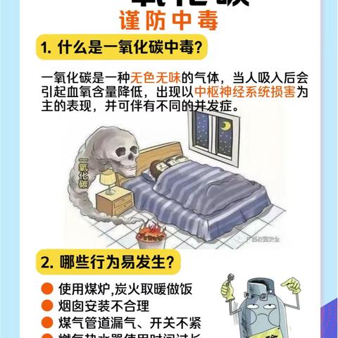 冬日取暖莫大意 一氧化碳要警惕