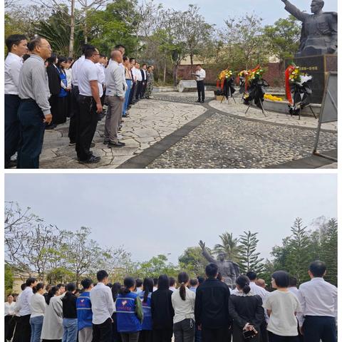 团文罗镇委协助开展“清明祭英烈 传承红色魂”清明祭扫活动